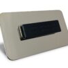 Coalition | Framed Name Tag - Silver/Black 1.5x3 - Image 2
