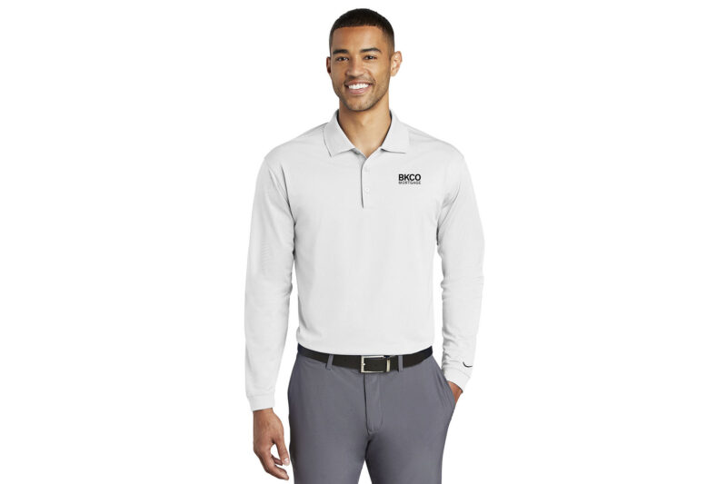 BKCO Mortgage | Nike Mens Long Sleeve Polo - Image 2