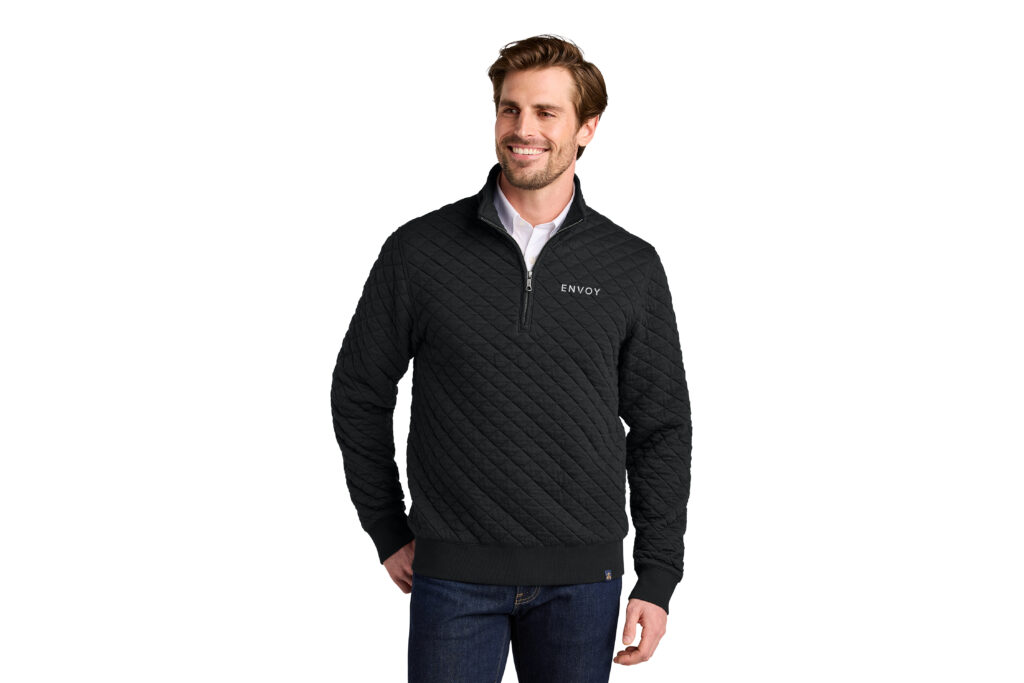 ENVOY | Brooks Brothers® Diamond Quilt 1/4-Zip
